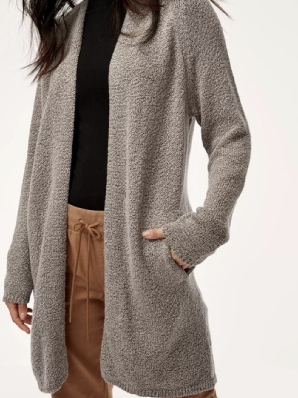 🍁 3/$25 Aritzia Open-Front Cardigan With Pockets (Oversized)